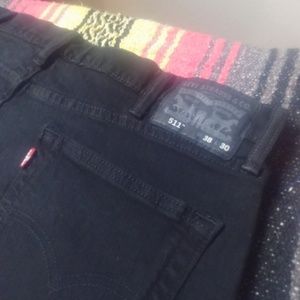 Jet Black Levi's 511 Men's 38×30